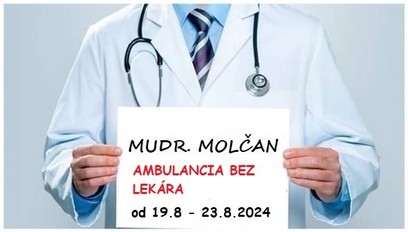 Oznam MUDr. Molčana